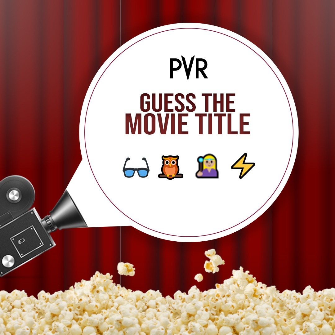 _PVRCinemas's tweet photo. See if you can guess the movie titles with these Emojis? 

Attempt all!! 🤪

#pvr #pvrcinemas #guess #guessthemovie #emojichallenge #iconicfilms #iconicstars #movieswelove #cinemalover https://t.co/8on1Bu3RqC