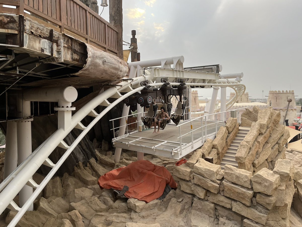 We had a great day at Yas Waterworld! This waterpark offers various different rides and slices including a roller coaster and is themed very well!#YasIsland #YasWaterworld