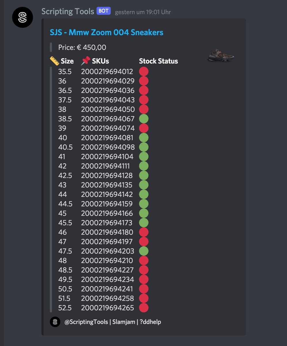 scriptingtool's tweet photo. Happy New Year everyone! 🎉
We are starting of 2022 with some additions to our Tool. 
Also close to every module got reworked and improved!
- courir
- slamjam
- kickz
- stockx level payout
- alias marketplace
- nike instore stock check
- mesh multistore ordertracking
+ others https://t.co/C0bDqLu8LY