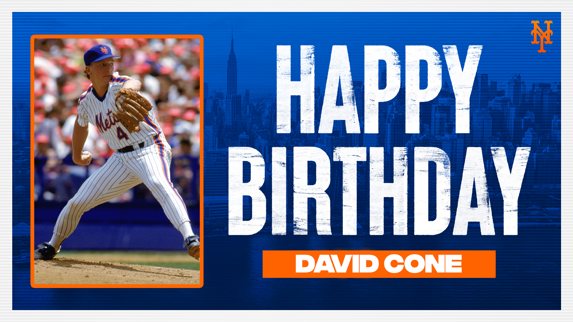 Happy birthday, David Cone! 