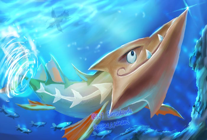 すさノお イラストとゲームとポケモン カマスジョー Pokemon Barraskewda T Co 2d0jffmr1n Twitter