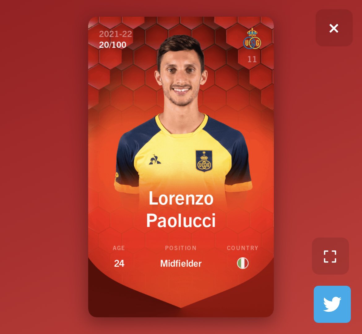 TH_Sorare's tweet photo. 🎁 #Sorare giveaway for a favor this time 😉
To win a rare Lorenzo Paolucci: 
- RT &amp; follow me
- Join the discord in the tweet below using my code and send at least 1 message in the chat (by the way it’s a cool project you should follow!) + post a screenshot in the comments! 
Gl! https://t.co/4XNFOQex5A