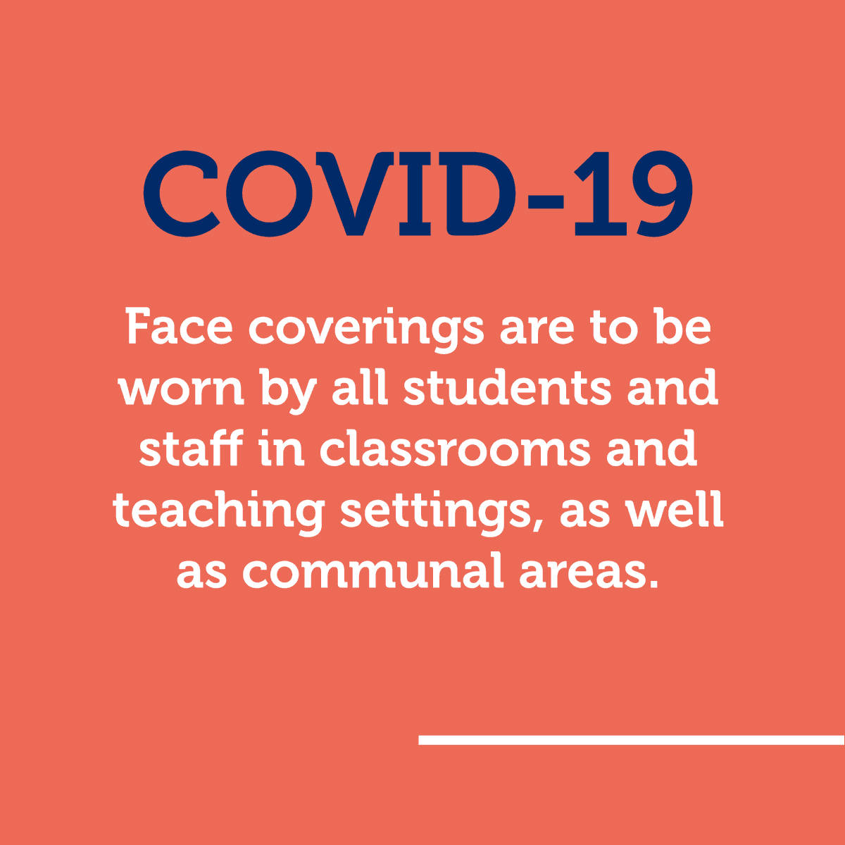 riseholmecampus's tweet photo. The government has announced that face coverings are to be worn by all students and staff in classrooms and teaching settings, as well as communal areas.

You should take a Lateral Flow Test the day before you return to campus.

Visit https://t.co/EsODSjhZ8D for full details. https://t.co/kLv2duzAQo