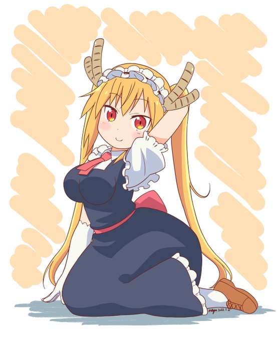 トールさん
クリスタ利用を習慣づけるために。

#maidoragon
#小林さんちのメイドラゴン 