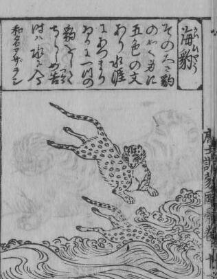 ここからさらに豹そのままの形で描かれてる海豹(あざらし)とかの話題にもっていくのも楽しいんだけど、虎から離れていくのでやめておきます。豹年にやる 