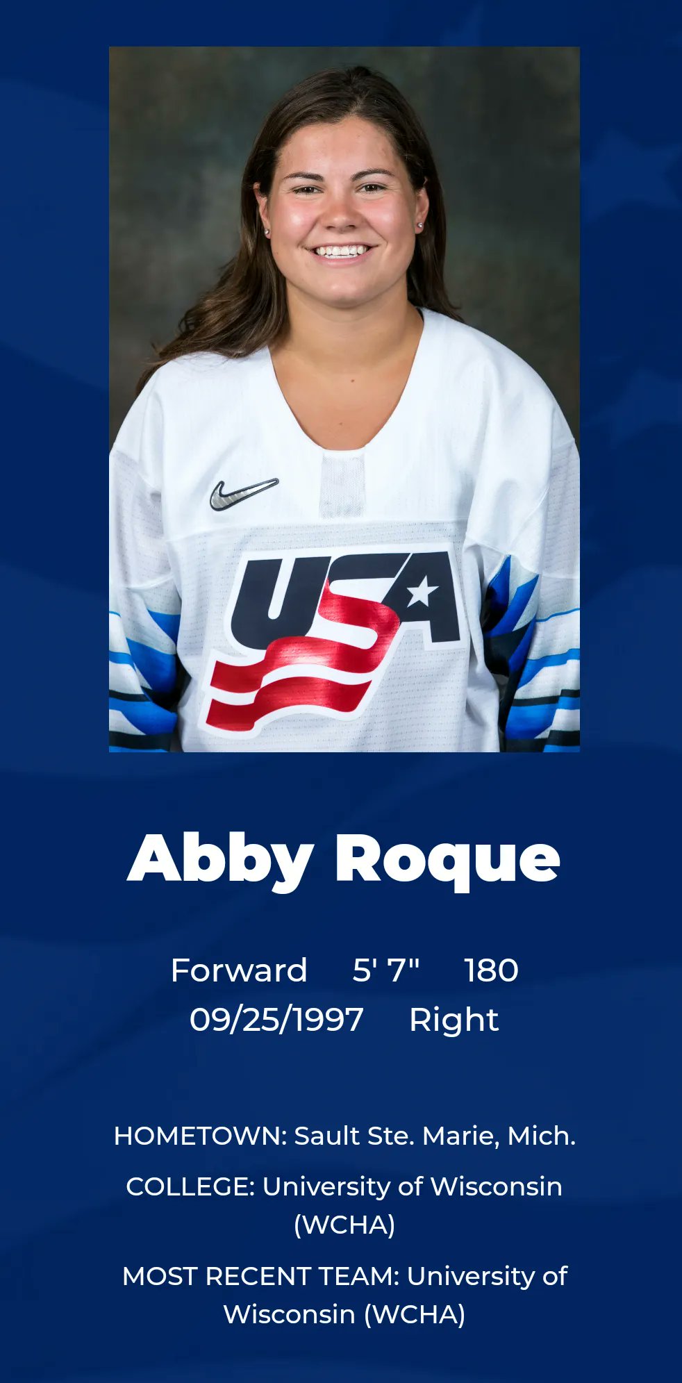 Abby Roque named WCHA Rookie of the Year