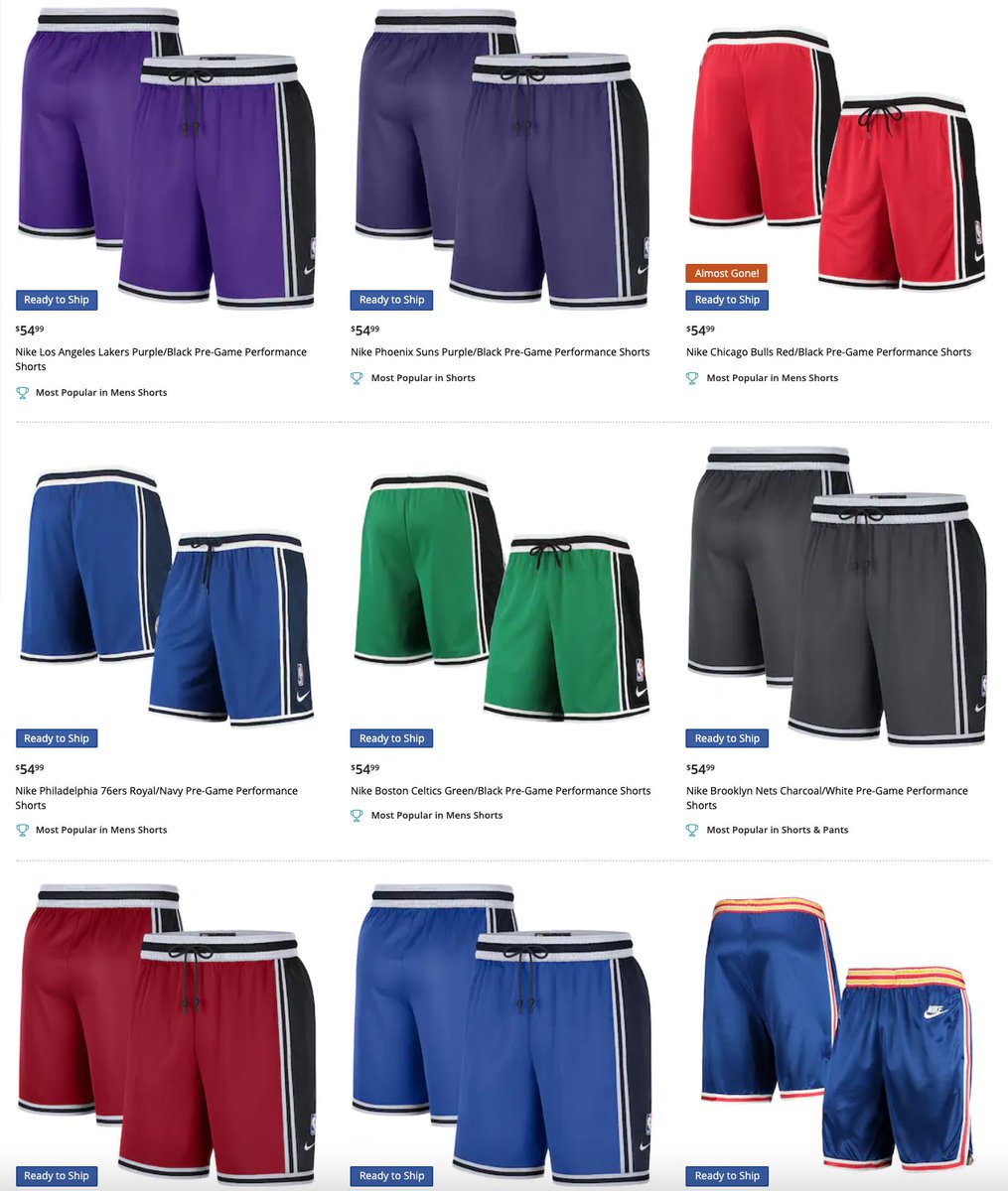 J23 iPhone App on X: Pro Standard NBA Cool Grey Shorts on Champs and 25%  OFF with code BUYNOW25 Bulls ->  Lakers ->    / X