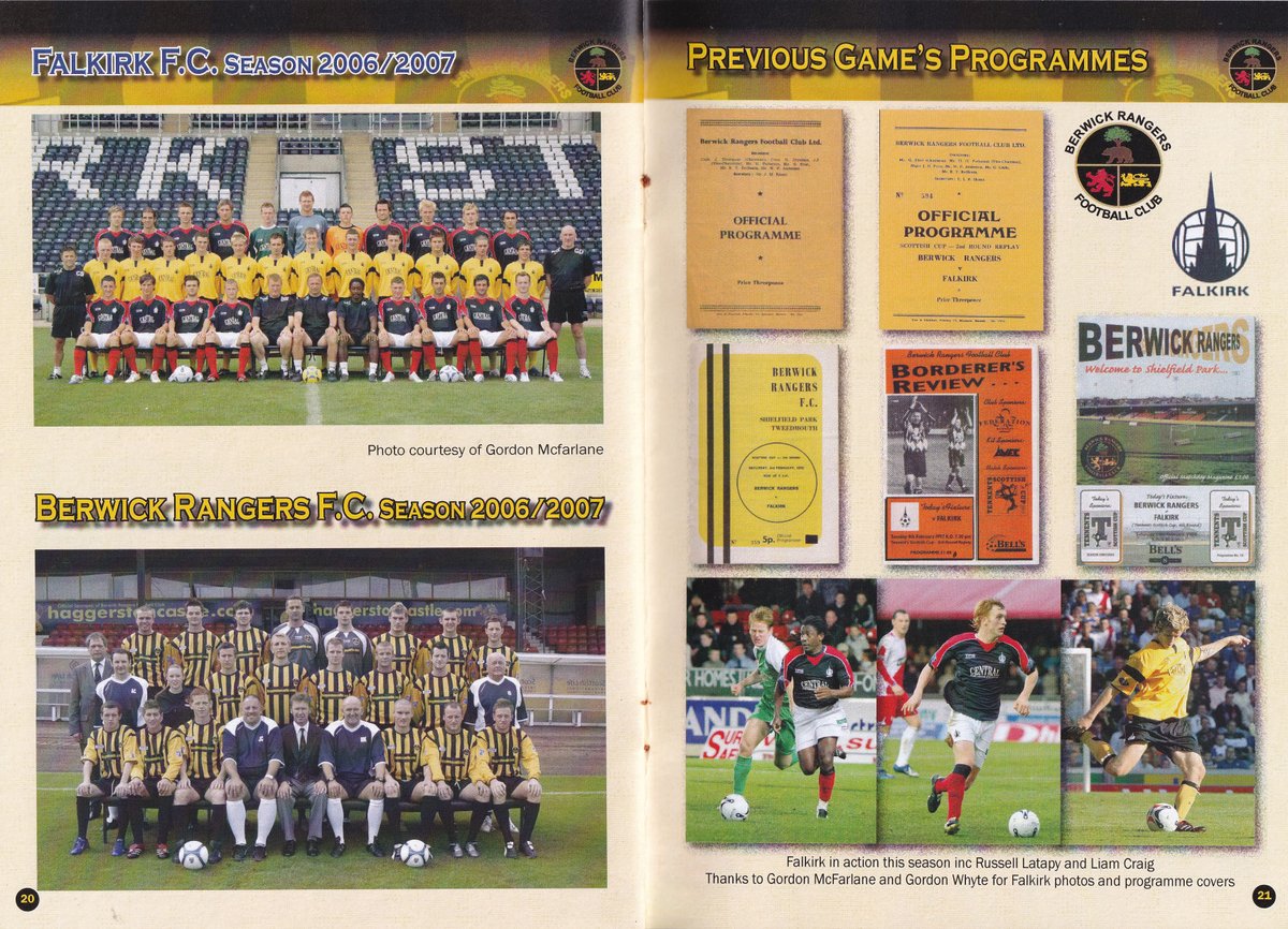 BerwickOld's tweet photo. 📆On this day in history - @OfficialBRFC vs @FalkirkFC  in @ScottishCup action in season 2006-07
A 2-0 victory for the Bairns who had a number of Berwick connections in their staff including a current squad member.
#BerwickRangers #Falkirk #SFACup https://t.co/83wN2ejEgV