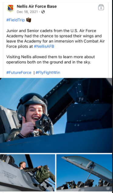 WCHS_Warriors's tweet photo. Great things happening for WC alum Staci Gibson at the Air Force Academy.  #WarrenWill beam with pride as we celebrate your accomplishments! https://t.co/6sIXyhjQPY