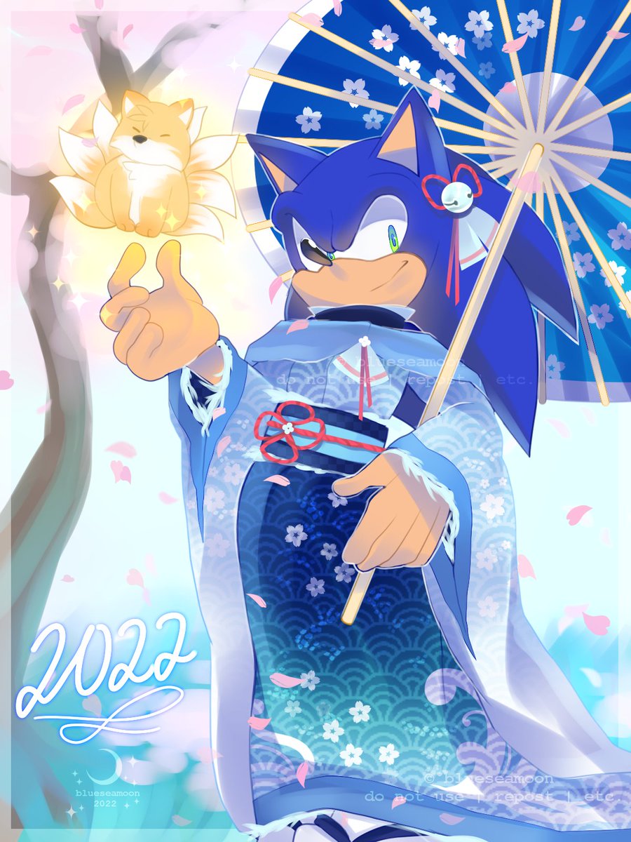 happy new year! 2022🌸 #sega #sonic #sth #sonicthehedgehog