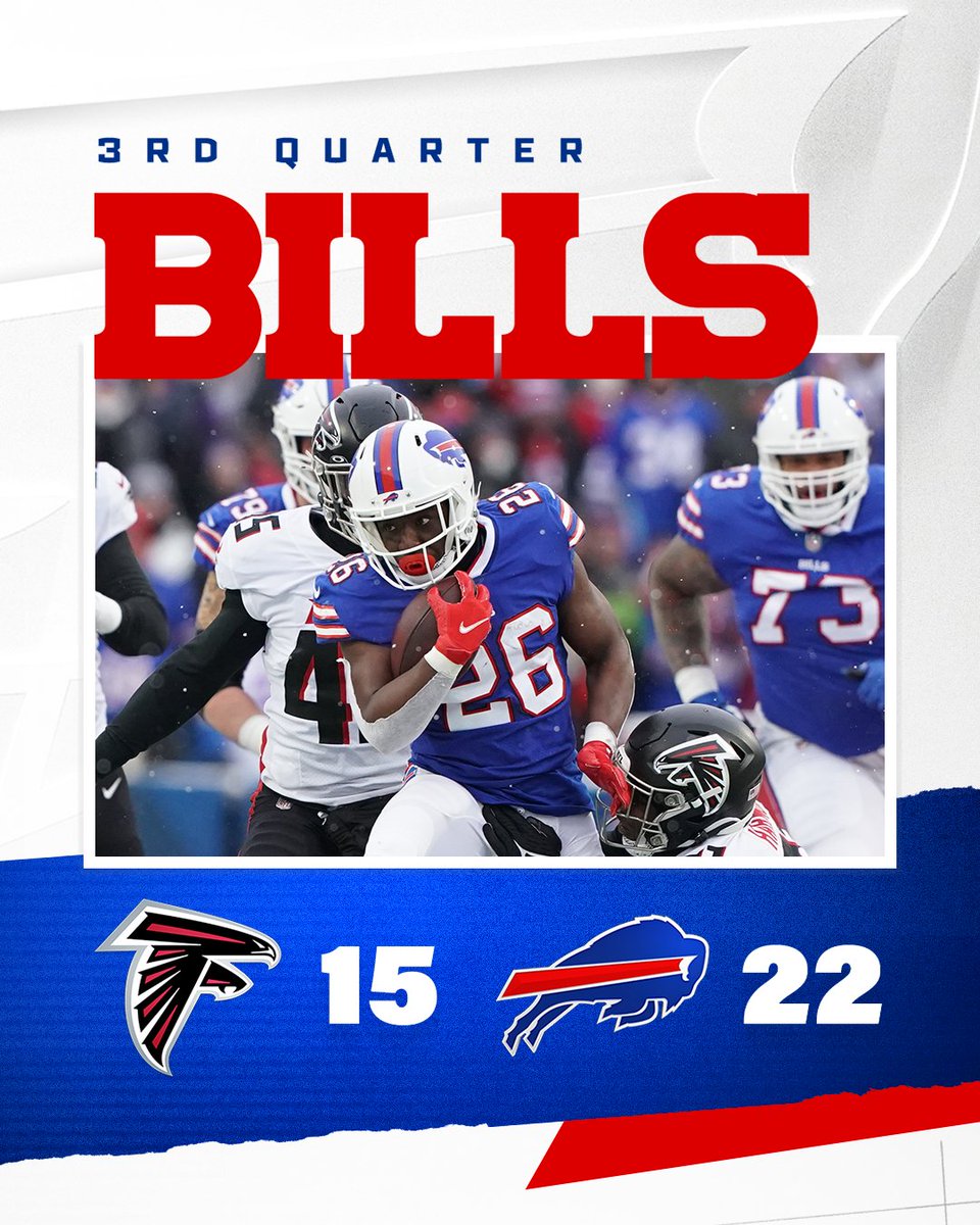 BuffaloBills's tweet image. Taking the lead into the fourth. 

#ATLvsBUF | #BillsMafia