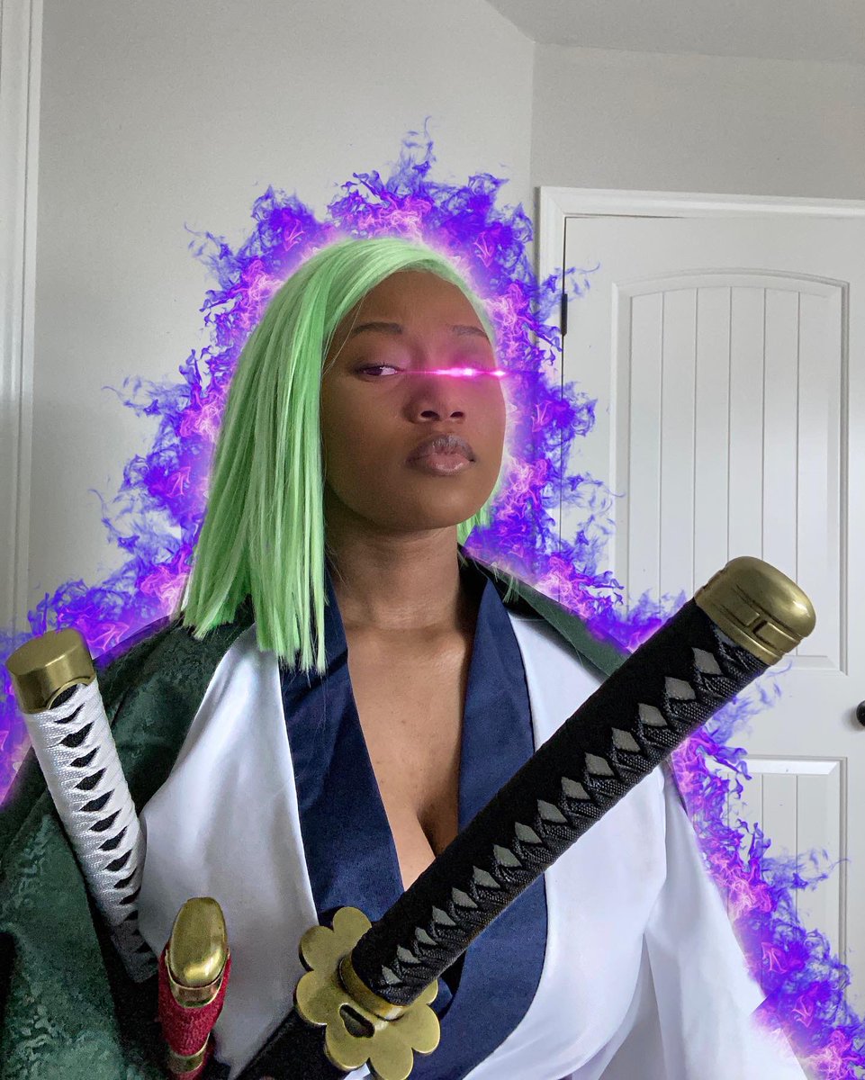 kakashisservant's tweet photo. Zoro 💚

#ONEPIECE #Zoro #blackcosplayer #anime https://t.co/HFH5Bg7U4a