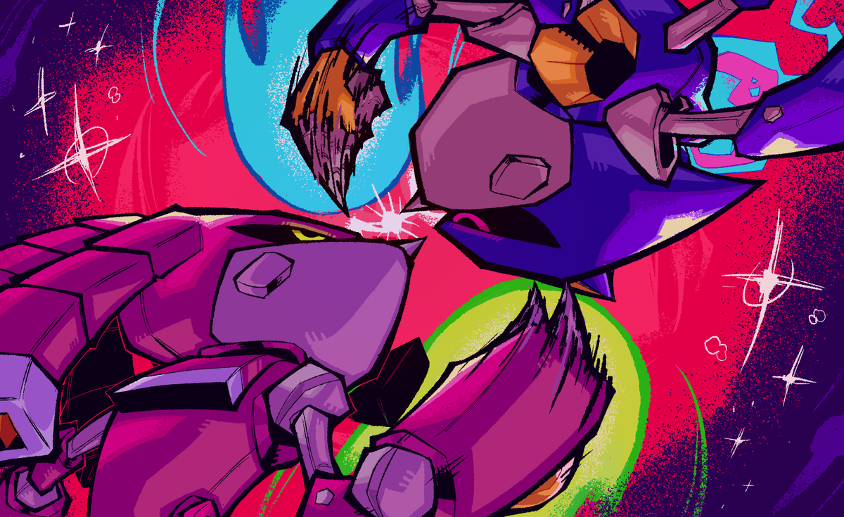 Vivi09039154's tweet photo. METAL KNUCKLES VS METAL SONIC https://t.co/6wHqUSE41y