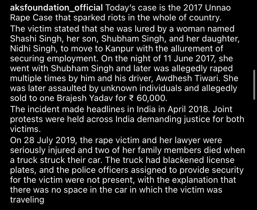 ⚠️ Trigger warning ⚠️
Unnao Rape Case 2017.

Child helpline: 1098

#children #rape #childabuse #stopchildrape #stoprape #childhelpline #chilrights #childlaw #aksfoundation #india #legalaction