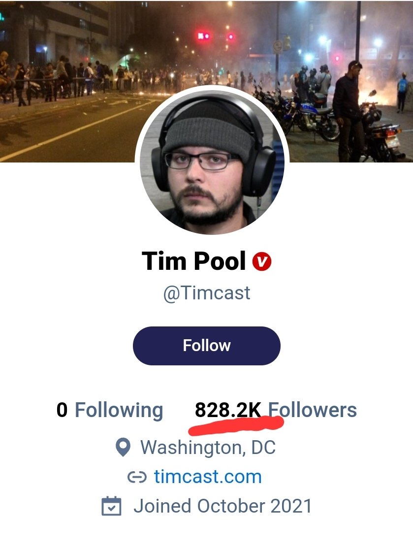 Twitter banning people won't go well for them.

They are banning themselves into irrelevance 

gettr.com/user/timcast