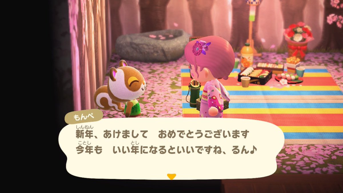 AtmrEri's tweet photo. 元旦早々✨
お引越ししてきたばかりの
タコリーナちゃんはお料理中💓
スピカちゃん、もんぺちゃんとも
ご挨拶- ̗̀ ෆෆ  ̖́-
マスターも挨拶してくれました( ¨̮⋆)✨
住民さんのお家はお正月模様に
なるのかなって思ったけど違った🤣

#あつ森 https://t.co/aYFHrq1BEW