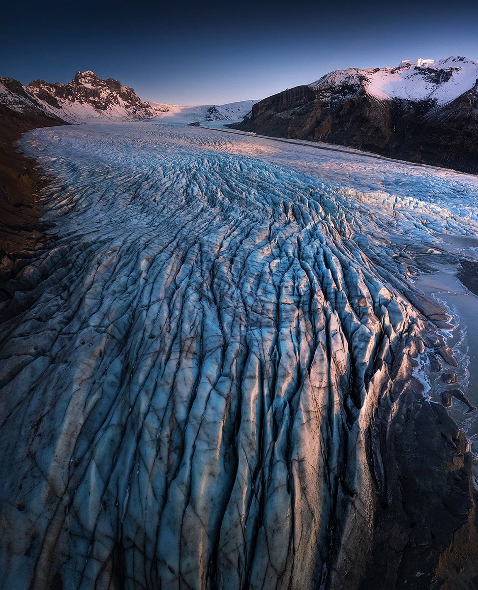 Islandia y sus impresionantes lenguas glaciares,uno de los paisajes más típicos e impresionantes de la isla