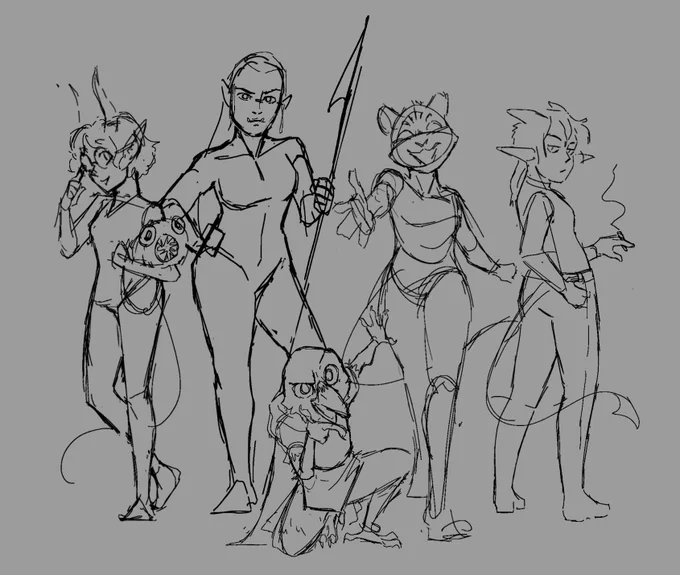 I love my dnd crew 