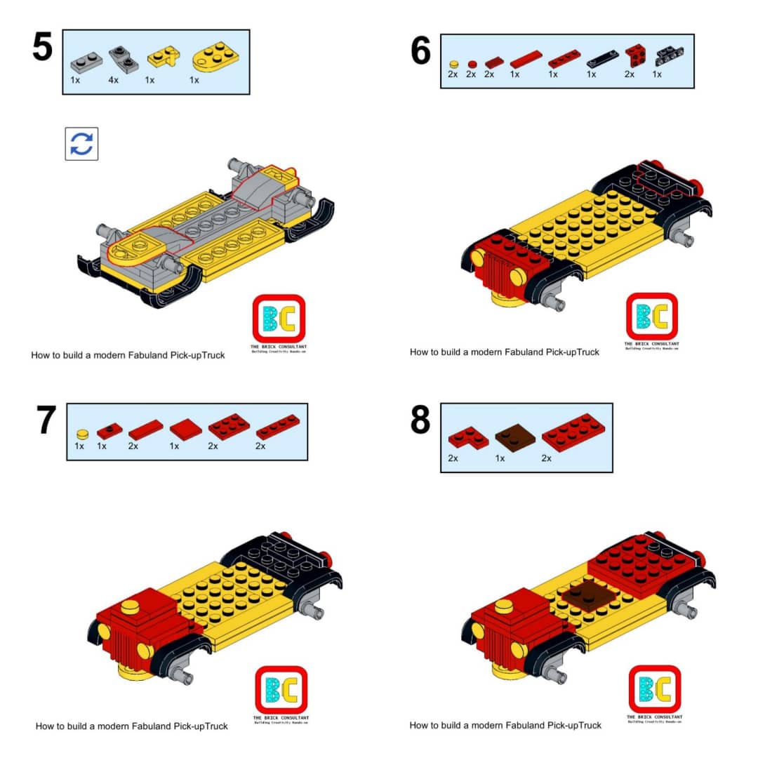 Lego Pickup Truck Instructions