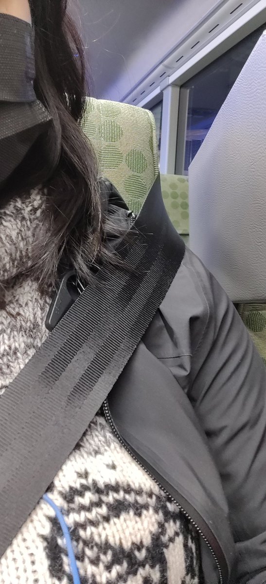 The <a href="/GOtransit/">GO Transit</a> has seatbelts on the new buses!!! #transitsafety #GOTransit