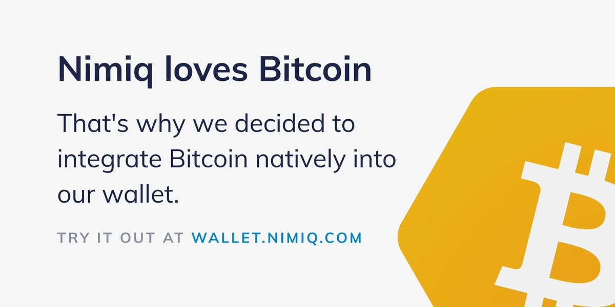 nimiq's tweet photo. ❤️ #Nimiq and #Bitcoin 👀

$NIM complements $BTC with ease of use, speed, and connectivity to the FIAT world through #NimiqOasis and https://t.co/ssYgwqTxhM 🙌

Try it out here: https://t.co/DYsYCpHwGB https://t.co/Jy36bY8w0A