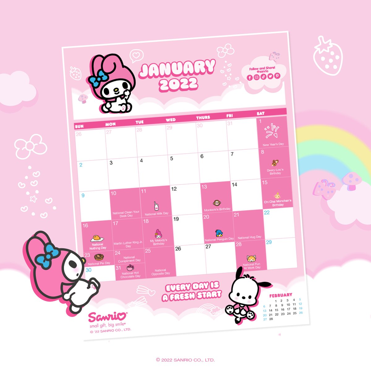 Sanrio My Melody Mushroom Enamel Pin - BoxLunch Exclusive