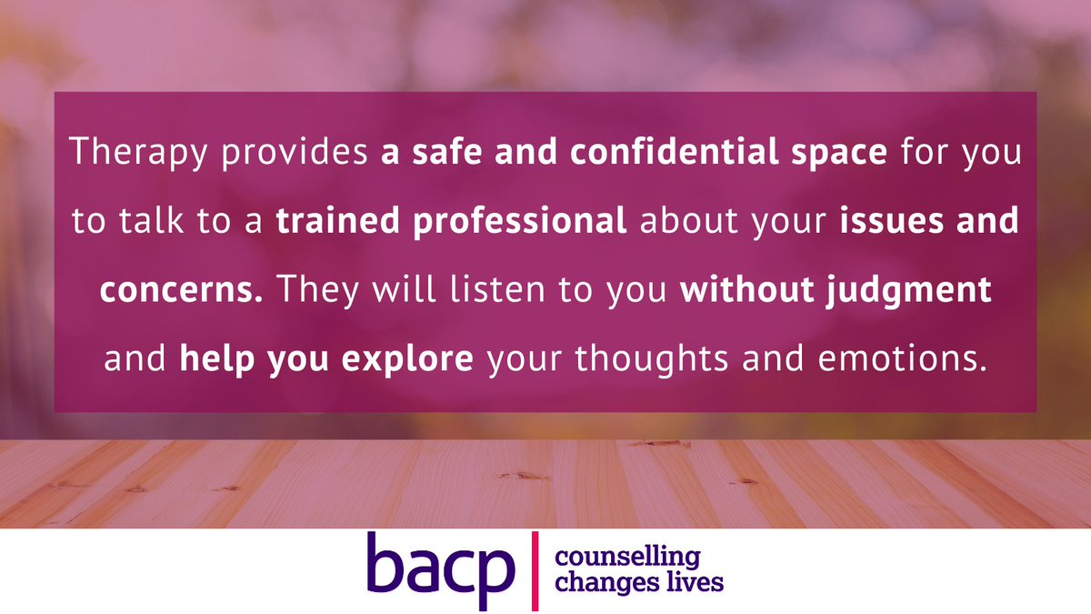 BACP's tweet photo. With many of us going back to work soon and the uncertainty of the new year, you may feel stressed or anxious about what lies ahead in 2022. 

Therapy can help you to explore and understand these feelings and find ways to cope 🤝 

Find out more here 🔗 https://t.co/aurmCq7T1b https://t.co/czt0PCdzNB