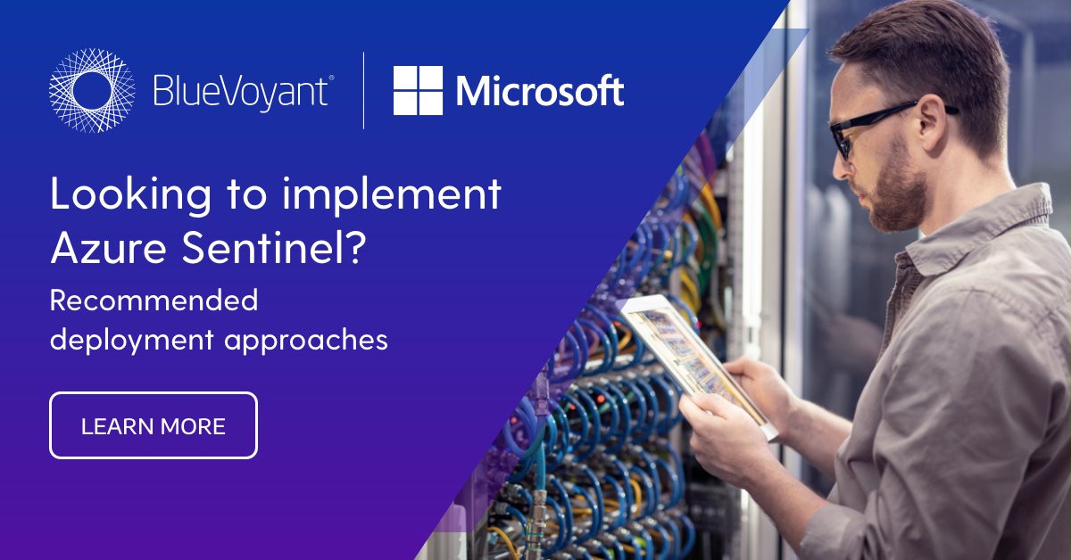 ManagedSentinel's tweet photo. A technical question we often get from customers:
I know playbooks can help automate response actions, but I’m not familiar with LogicApps. How can I make automation a reality? Read our Azure Sentinel Deployment Best Practices to find out how: https://t.co/R08jwgseRE https://t.co/Yn3VhpzeQU