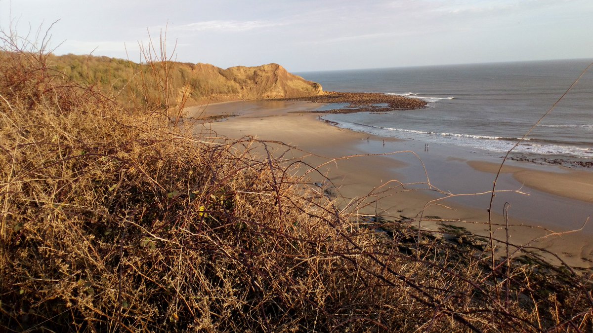 Nothing like spending the New Year along the East Coast, walking the Cleveland Way from Scarborough to Cayton Bay