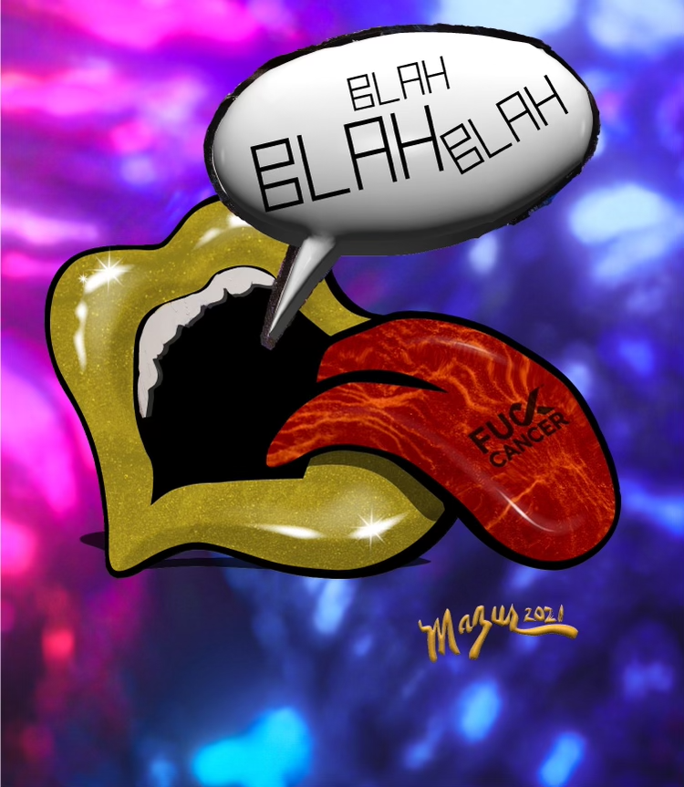 letsfcancer's tweet photo. Happy New Year! The @1RubyTuesday
50th Anniversary NFT Collection of the Mouth and Tongue he designed for the Rolling Stones "Tumbling Dice" record sleeve is going live Jan 6th! 15% of the mint will support F Cancer! @CosmicWireInc 
Join the WL now!!
https://t.co/J4R4asFImd https://t.co/YbqKlqKrhX