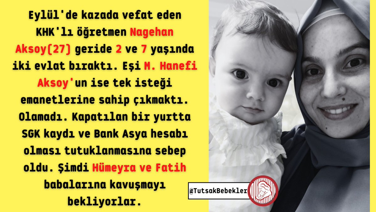 TutsakBebekler's tweet photo. Bu öyle bir süreç ki, insanlar hayatlarının baharında canlarından oldu.
Kimi cezaevlerinde, kimi evine ekmek götürürken, kimi hastane odasında, kimi de elim bir kazada...
Annelerini kazada kaybeden bu iki çocuk şimdi de babasız bırakıldı..

İkiÇocuk BabasızDaKalmasın
@MSTanrikulu https://t.co/JNrBcN3Jgl