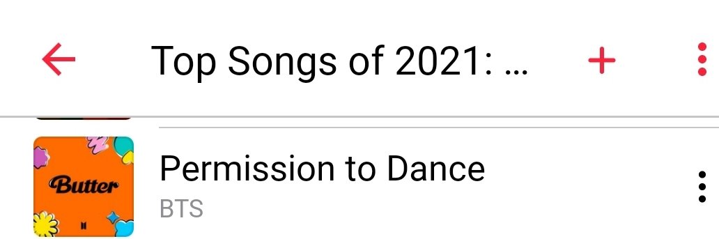 BTSChartsMA's tweet photo. Apple Music Top songs 2021 : North Africa 

#2. #Butter 
#28. #PermissiontoDance 

@BTS_twt are the only Asian act to make it inside the year-end top songs https://t.co/e0ewNjeQh3