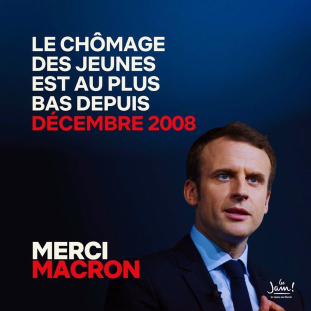 📉 #BaisseChômage #Macron2022
#MacronPrésidentDesJeunes 🇫🇷