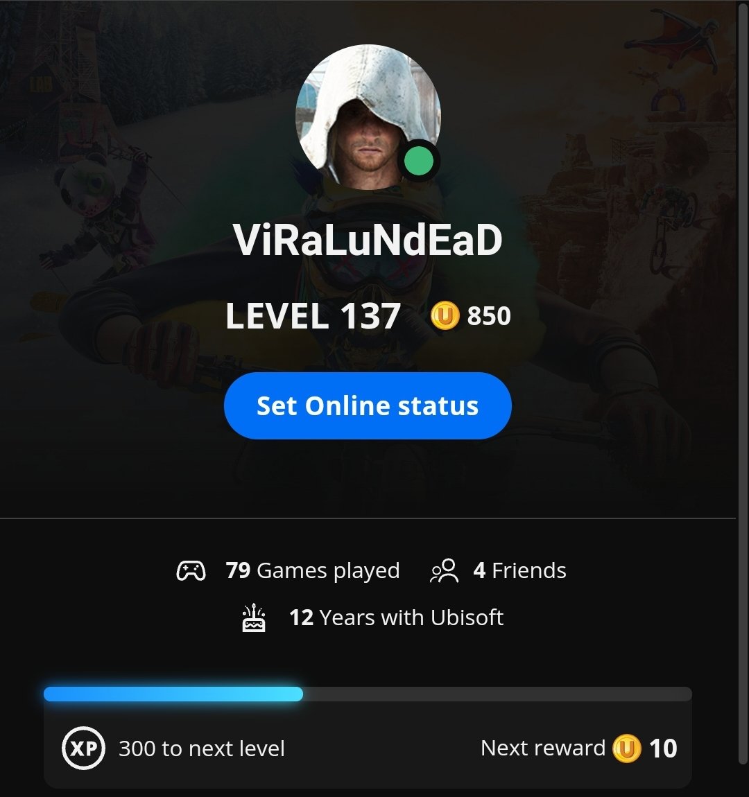 ViRaLuNdEaD's tweet image. Forgot to post this the other day. Here is where I ended up at the end of the year. Shooting for 150 in 2022! @UbisoftConnect #ForeverTheClub #BringBackSam