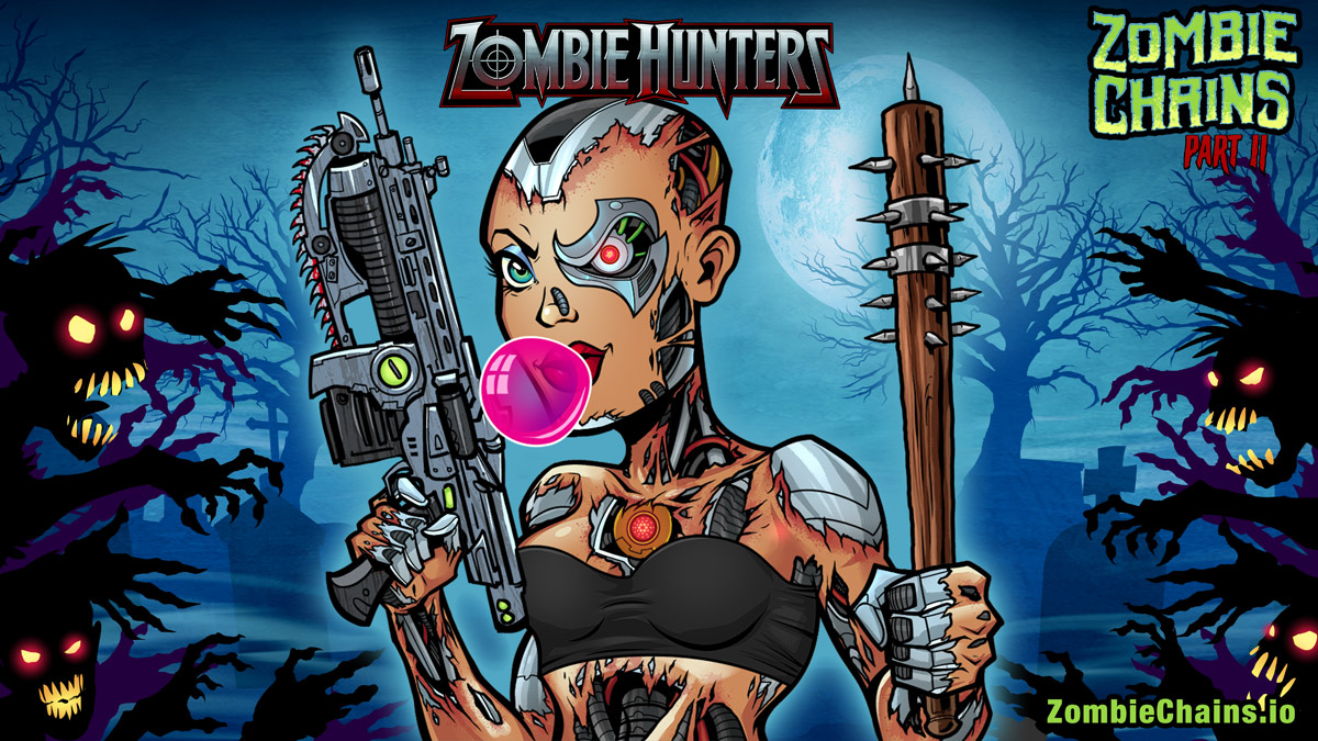 ZombieChains's tweet photo. This cool Cyborg Hunter has everything she needs to Hunt Zombies.

What do you think? Should the Zombies be scared? https://t.co/TqpXJEaMvJ