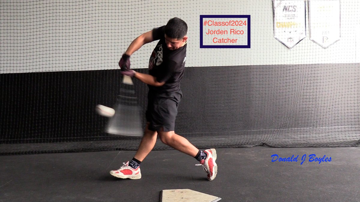 DonaldJBoyles's tweet photo. While I was working on Jorden Rico's(@jorden092811) #BPVideo I grabbed some screenshots of his swing. #Classof2024 #Catcher https://t.co/Zs65UAjicr