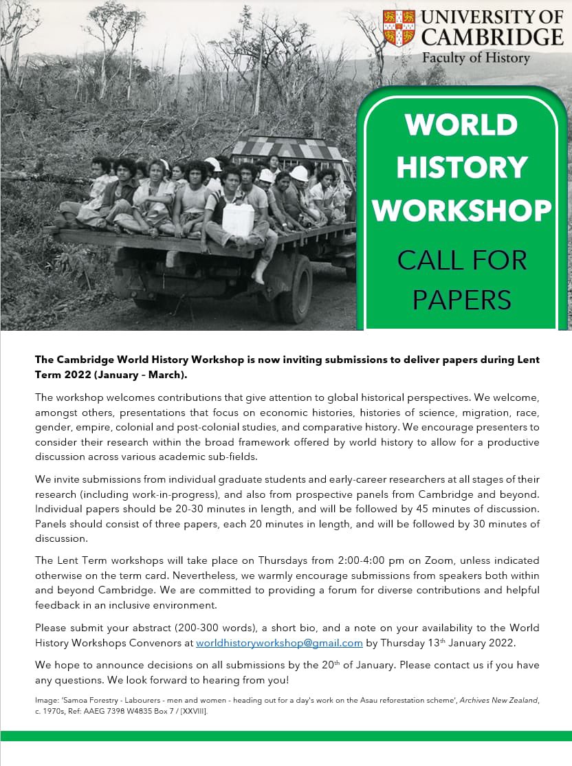 Cambridge World History tweet media