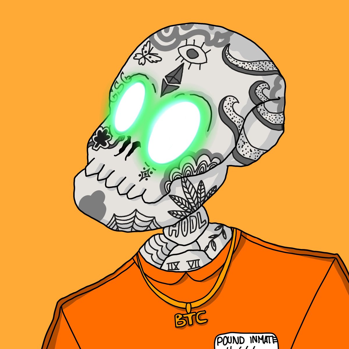 Who remember when I make this crazy GutterSkillett ? 

I never listed him, it’s just for my personal fun 💀

W/ <a href="/GutterCatGang/">Gutter Cat Gang</a> 🖤

#NFT #NFTs