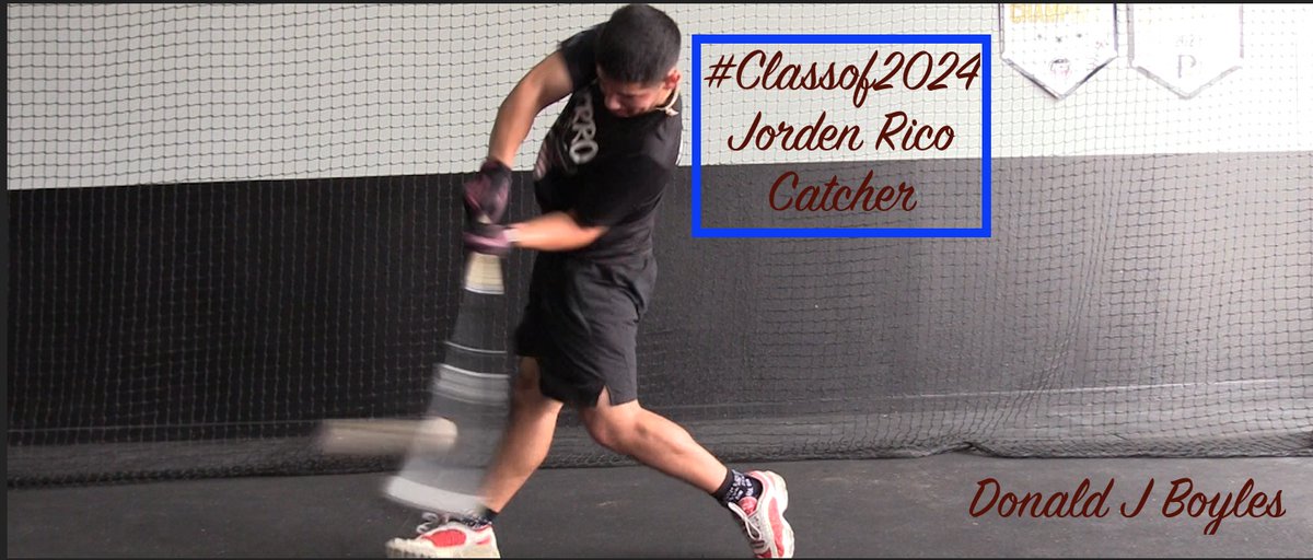 DonaldJBoyles's tweet photo. While I was working on Jorden Rico's(@jorden092811) #BPVideo I grabbed some screenshots of his swing. #Classof2024 #Catcher https://t.co/Zs65UAjicr