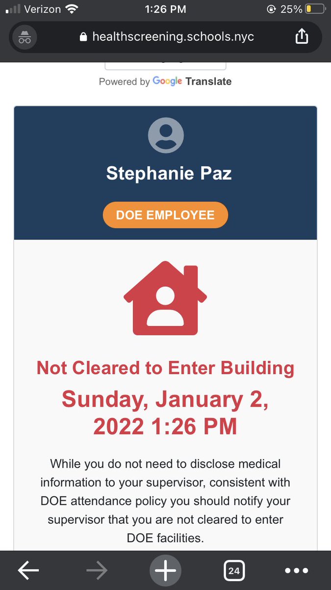 stephaniempaz's tweet image. Are you serious, @NYCSchools?

If your health screening becomes this confusing and complicated, maybe that’s a sign you should have implemented more proactive health and safety measures.

Whoever wrote this desperately needs a reality check.