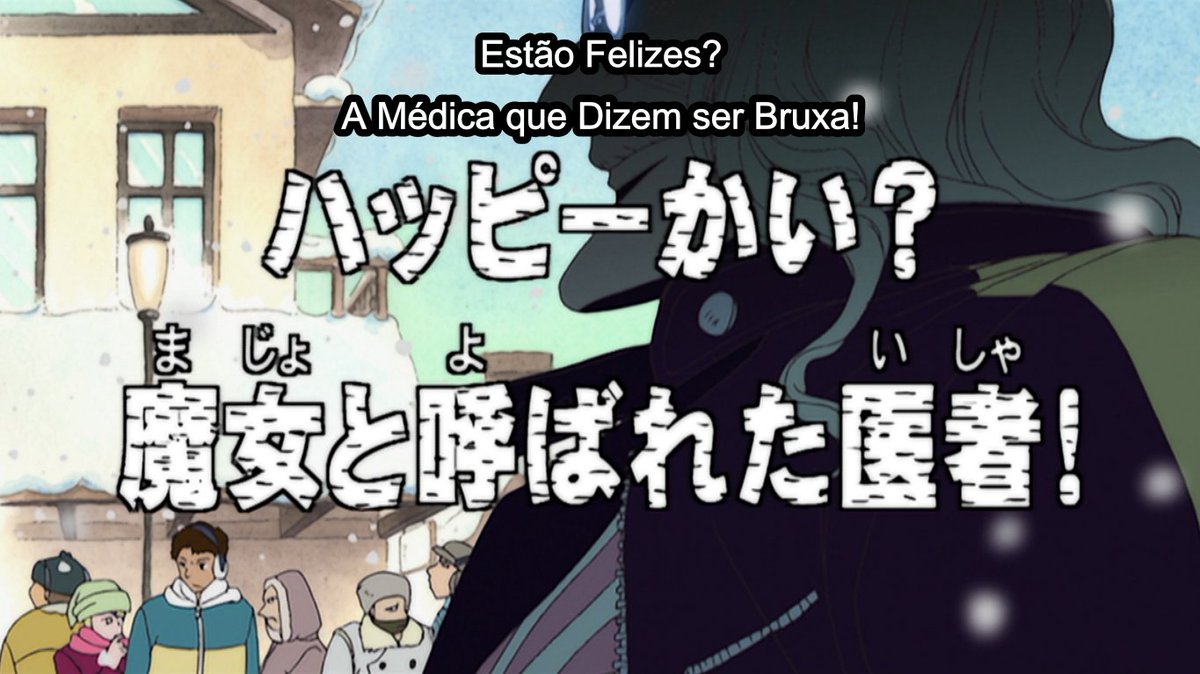 Episodio 81: "Estão Felizes? A Médica que Dizem ser Bruxa!"

Sinopse: Luffy e Sanji seguem com Nami ao encontro da médica de Big Horn, mas Dalton, Vivi e Usopp descobrem que eles seguiram em vão, pois a médica está em outra vila!

Data: 16/09/2001
Anime: One Piece