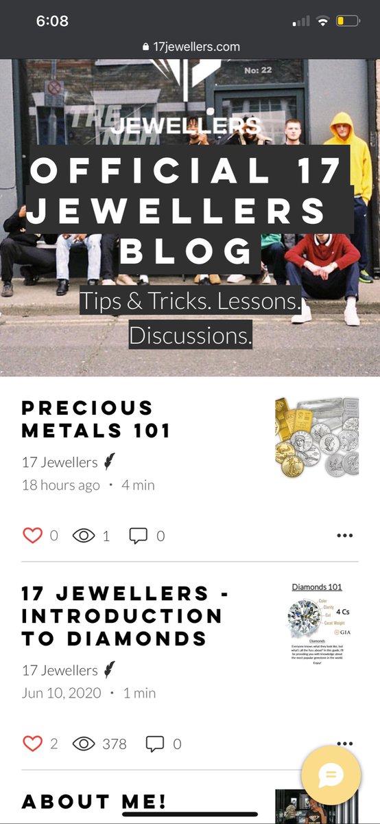 Radjua1's tweet photo. I started a jewellery blog and my newest post is now live! I’ll be posting something new every Sunday at 6pm so keep your eyes peeled! ✨
Click the link in my bio to read &amp; drop a comment if have any suggestions! ⬇️📚💡

Retweet too please 🥺

#JewelleryBlog #BlackFemaleJeweller https://t.co/SjrpQh4BPI