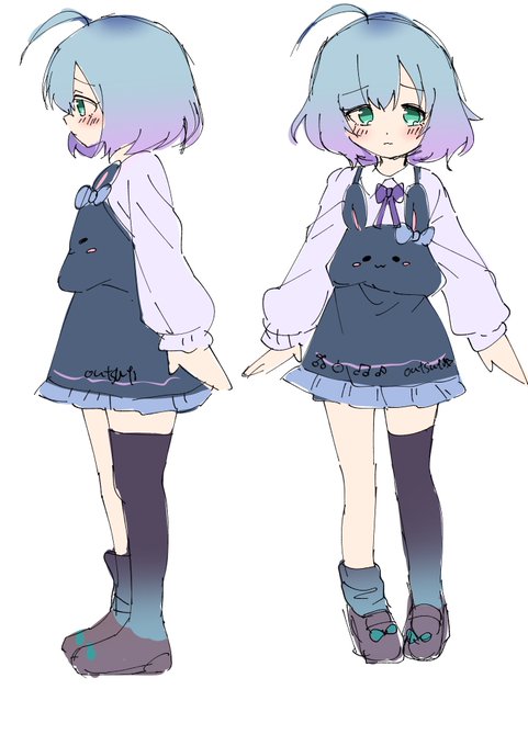 デザインの決め方がざっくり過ぎるのをなんとかしたい 未来の自分に丸投げしがち
ミネちゃんとににちゃんのデザイン案こんなだからなあ 