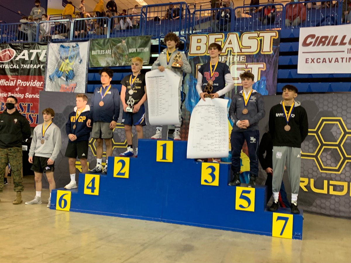 SpencerBarnhart's tweet photo. Good start to the season for the team and myself as well. I took 4th at Ironman, 5th at Beast of the East, and 5th at Powerade. Looking forward to improving and getting better throughout the year. @mpfriarwrestle https://t.co/kVGsCPAf4C