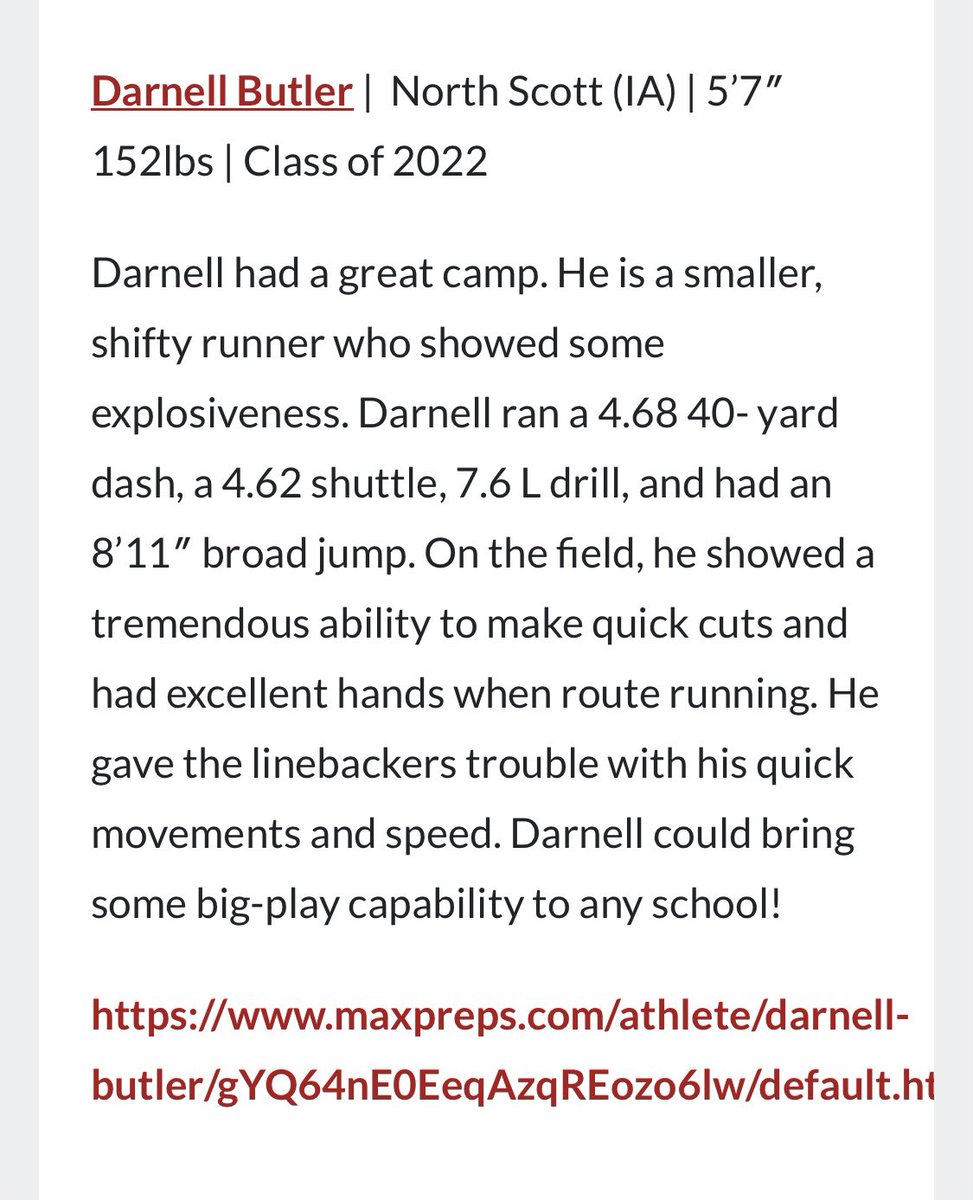 Thank you <a href="/PrepRedzoneIA/">Prep Redzone Iowa</a> for the write ups, during the off-season!🚨