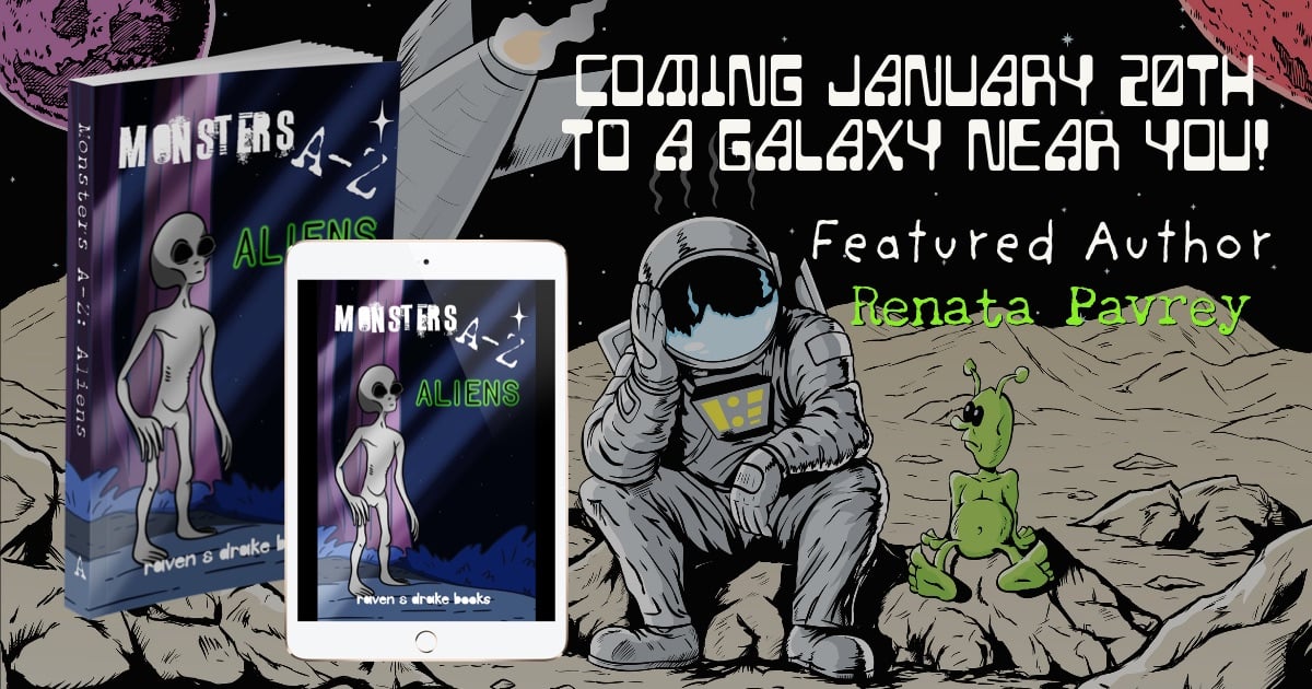 writerlylegacy's tweet image. 'Aliens' will be releasing later this month. Each story also has its own customized artwork by @RavenDrakeBooks. Here's to another year of new galaxies to explore in writing!
#newbook #childrensbooks #horrorbooks #monsterbooks #aliens #anthology #writer #shortstories