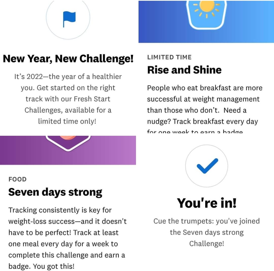 Joyous__Jenna's tweet photo. I love the idea of kicking off the New Year with a new WW challenge, and continuing one that keeps me accountable. #newyearnewchallenge https://t.co/gI7JAVVHlK