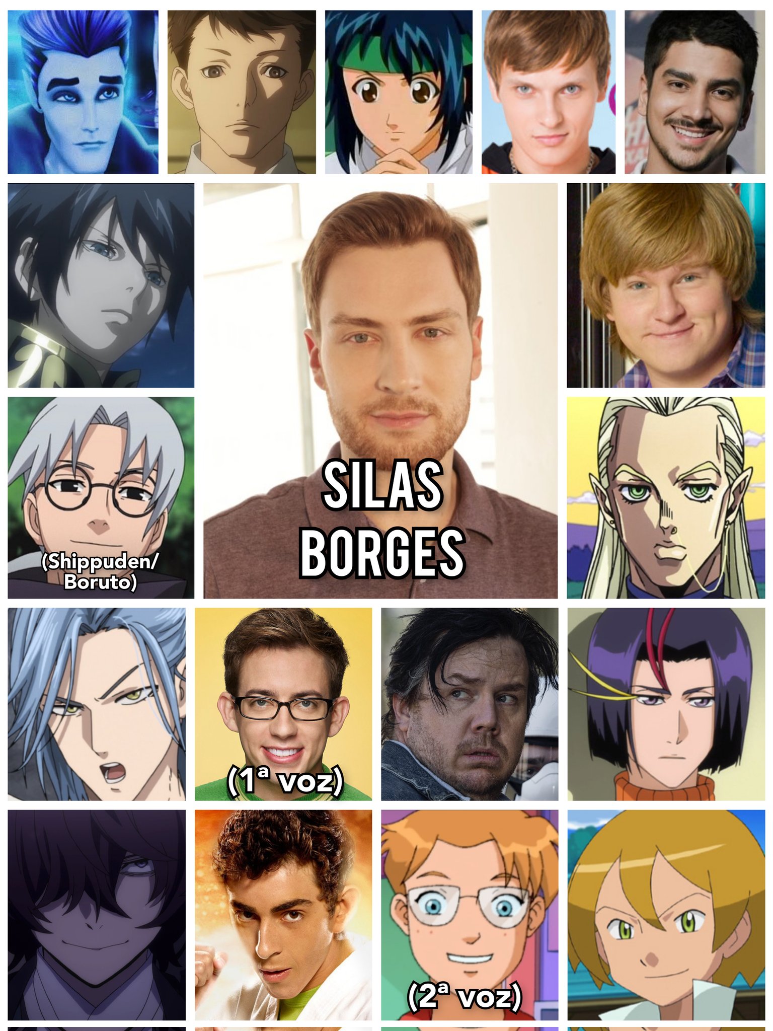 Personagens Com os Mesmos Dubladores! on X: Talentosíssimo, o dublador  Silas Borges tem uma voz muito boa e personagens melhores ainda! Silas é  conhecido por dublar o Alone/Hades em Saint Seiya: The