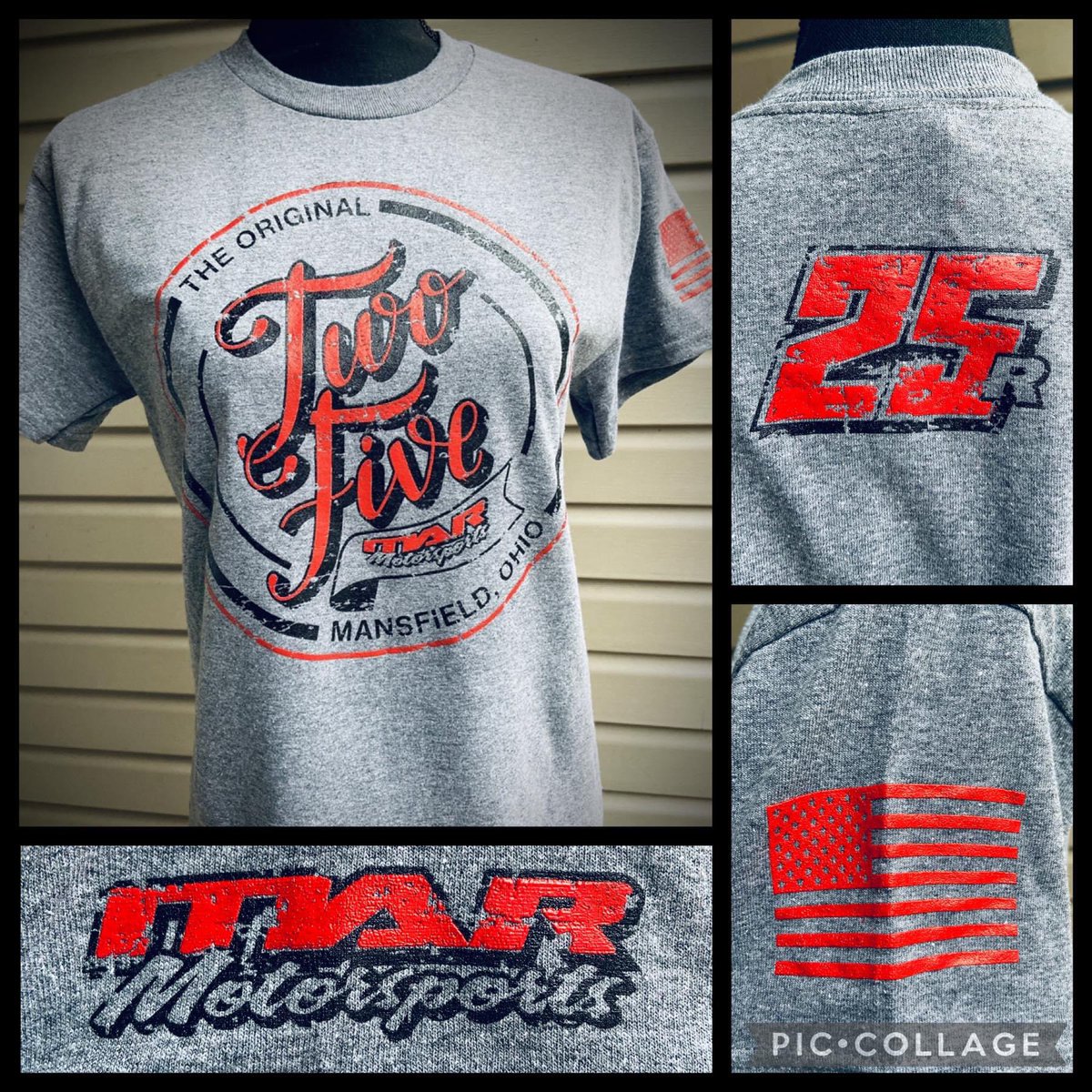 2022 MAR MOTORSPORTS premium T-shirts now for sale
$25 each w/shipping available 

Support your local 410 Sprint car race team with the Official 2022 MAR MOTORSPORTS design “Two Five” active wear T-Shirt representing the 25R piloted￼ by <a href="/Jordan_Ryan25/">Jordan Ryan</a>
Message for details