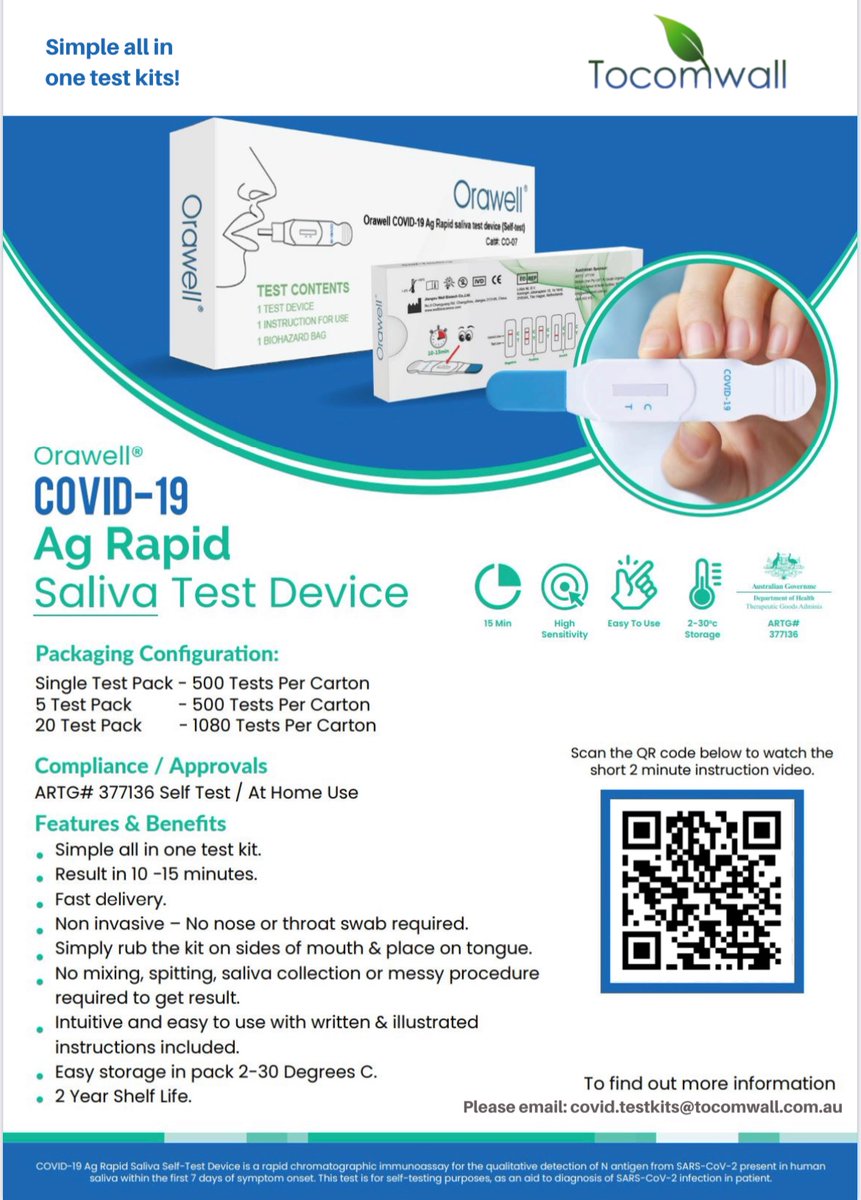 Tocomwall1's tweet photo. Government 'failing Australia' with Rapid Antigen Test shortage https://t.co/26L91UeBxV https://t.co/QnGGHcFTih
